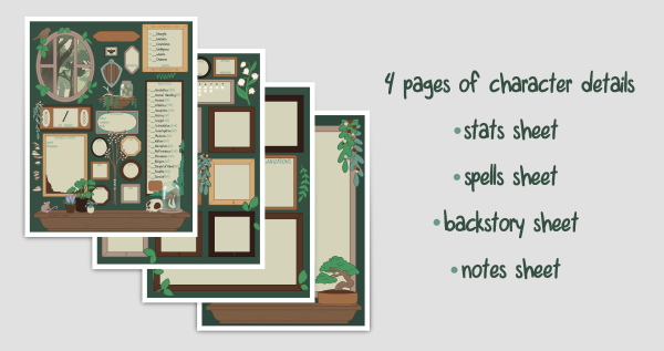 Character Sheet - Nature's Bounty - Image 5
