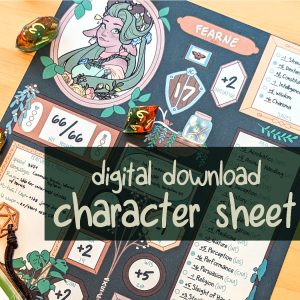 Character Sheet - Nature's Bounty