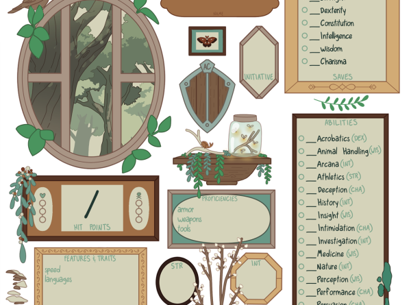 Character Sheet - Nature's Bounty - Image 3