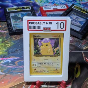 Probably A 10 RawGuard | Magnetic Toploader Slab Display | Raw Card Grading Parody